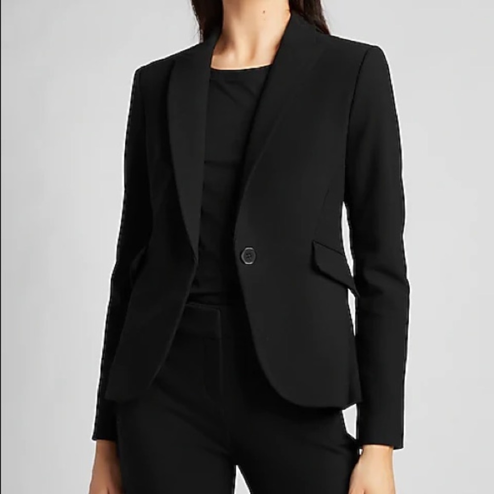 Express Classic One Button Blazer
